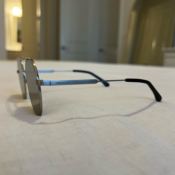 Vera Wang Silver Aviator Sunglasses - Picture 6 of 8